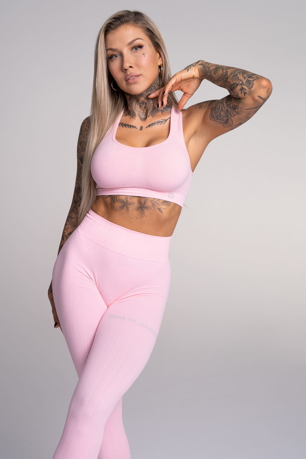 Gym Glamour Legíny Push Up Candy Pink - 2