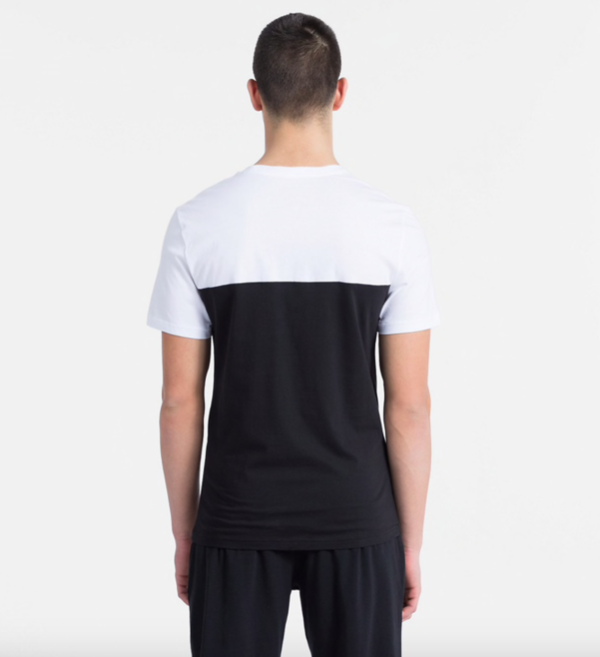 Calvin Klein Pánské Tričko Logo Bílo-Černé - 2