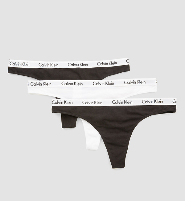Calvin Klein 3Pack Thong Black&White - 2