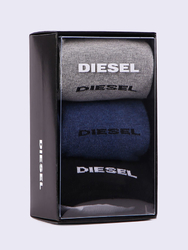 Diesel 3Pack Ponožky Černé, Modré A Šedé - 2