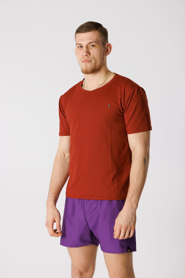 GoldBee Pánské Sportovní Tričko Red, XL - 2