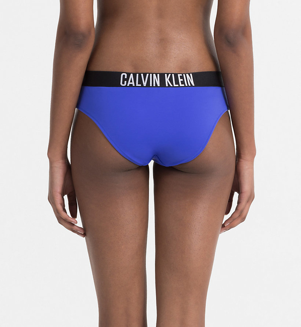 Calvin Klein Plavky Bikini Intense Power Modré Spodní Díl, S - 2