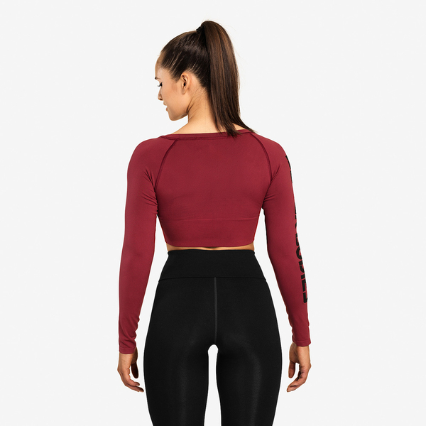 Better Bodies Crop-top Bowery Sangria Red, S - 2