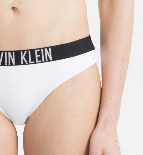 Calvin Klein Plavky Classic Bikini Bílé Spodní Díl, S - 2