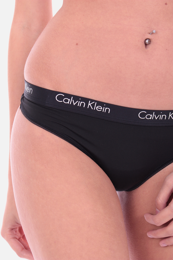 Calvin Klein Thong All Black - 2