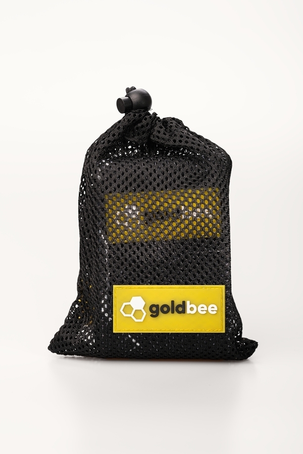 GoldBee Textilní Odporová Guma - Černá Mramorová, M - 2