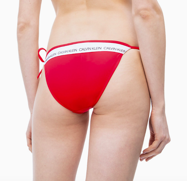 Calvin Klein Plavky CK Logo Red Spodní Díl, XS - 2