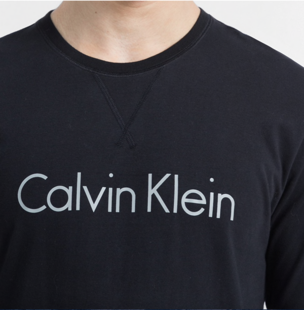 Calvin Klein Tričko S Dlouhým Rukávem Černé - 3