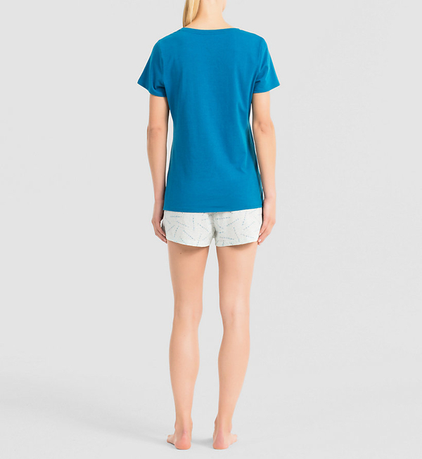Calvin Klein Dámské Pyžamo Modré - 3