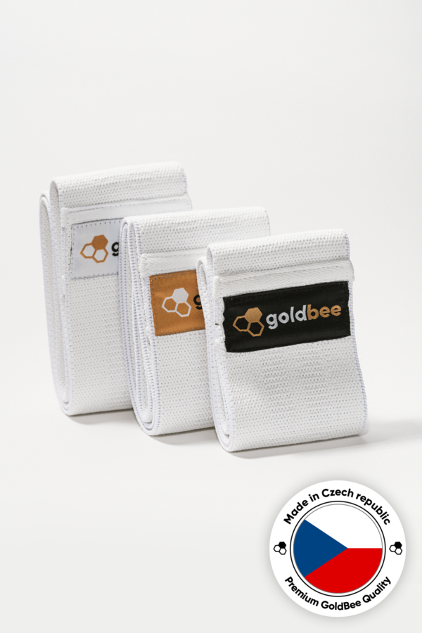GoldBee Posilovací guma BeBooty White - 3