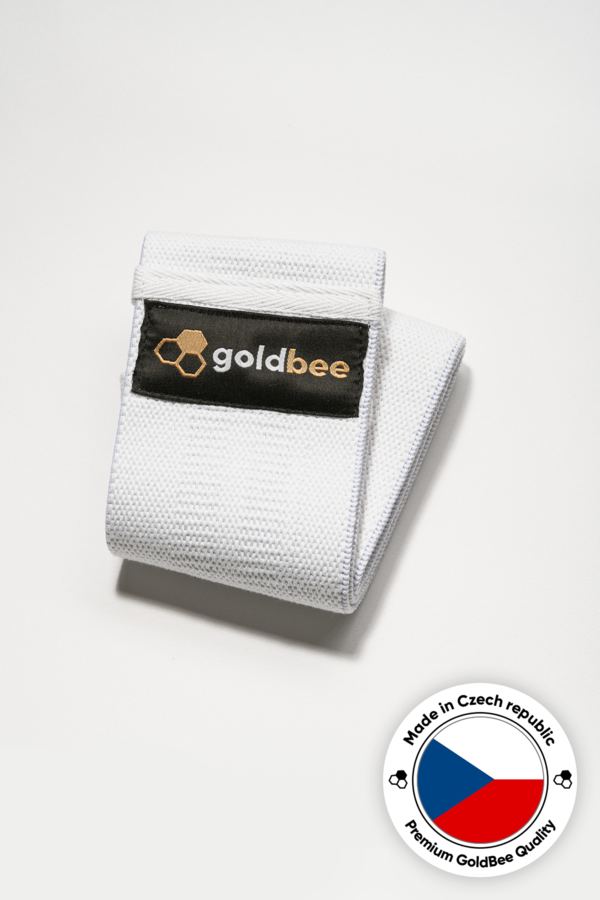 GoldBee Posilovací guma BeBooty White, M - 3