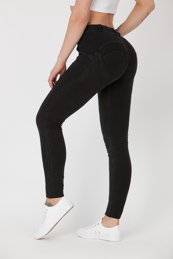 Boost Jeans Mid Waist Black, XL - 3