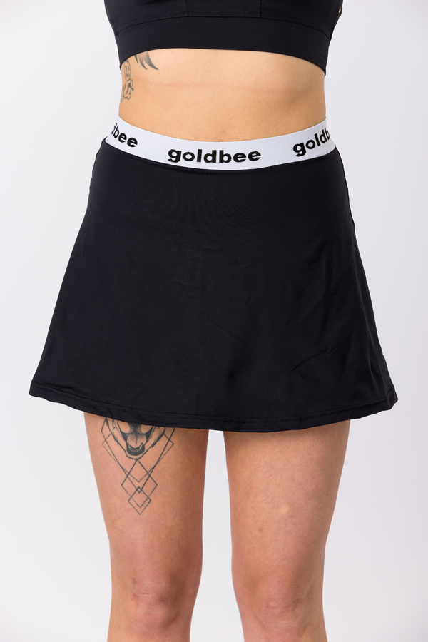 GoldBee Tenisová Sukně Logo Black, XS - 3
