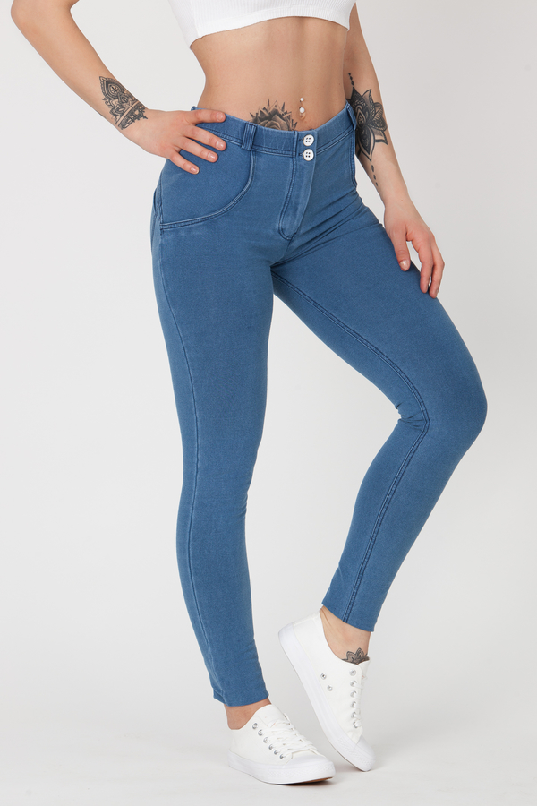 Boost Jeans Mid Waist Light Blue, XL - 3