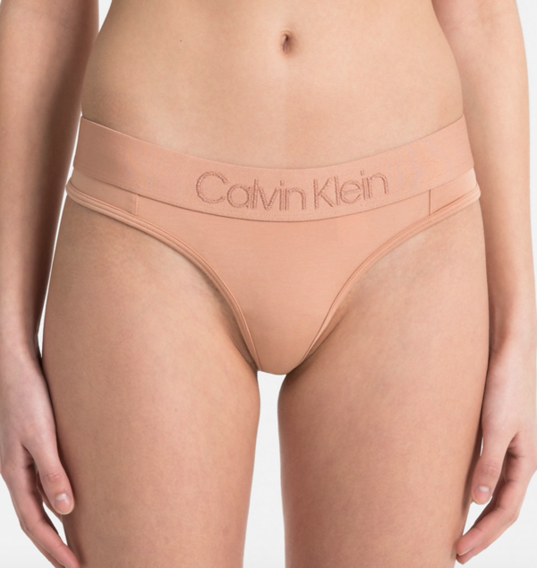 Calvin Klein Tanga Tonal Logo Tělové, S - 3