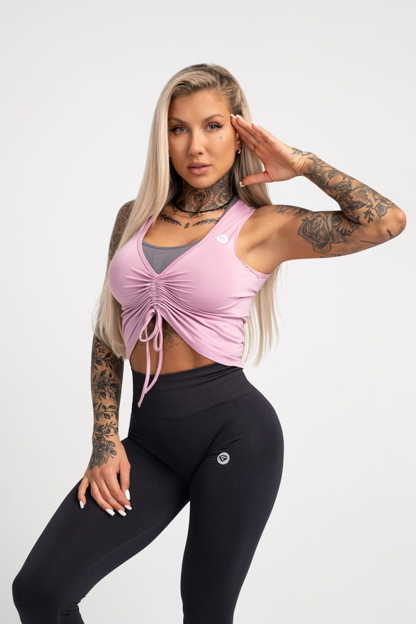 Gym Glamour Stahovací Top Pink, XS - 3