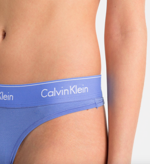 Calvin Klein Thong Blue, XS - 3