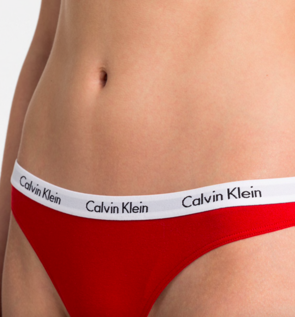 Calvin Klein Tanga Červené - 3