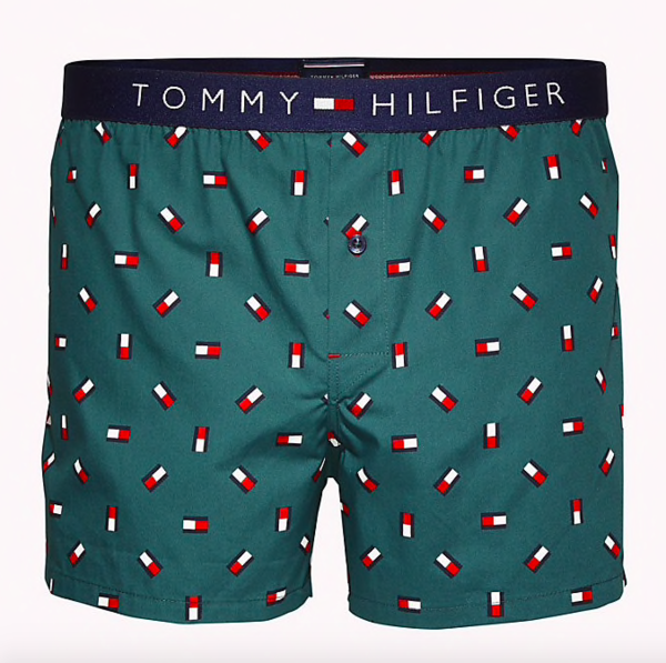 Tommy Hilfiger Trenky Woven Mini Flag Green - 3