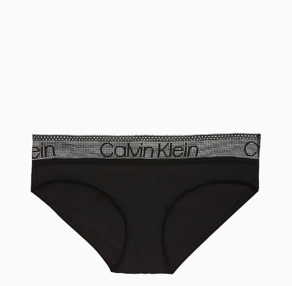 Calvin Klein Hipsters Logo Lace Černé, L - 4