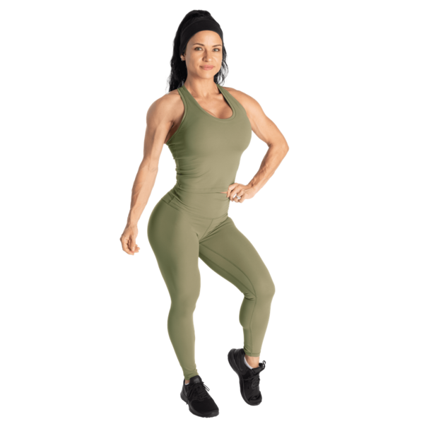 Better Bodies Crop-Top Core Washed Green - 4