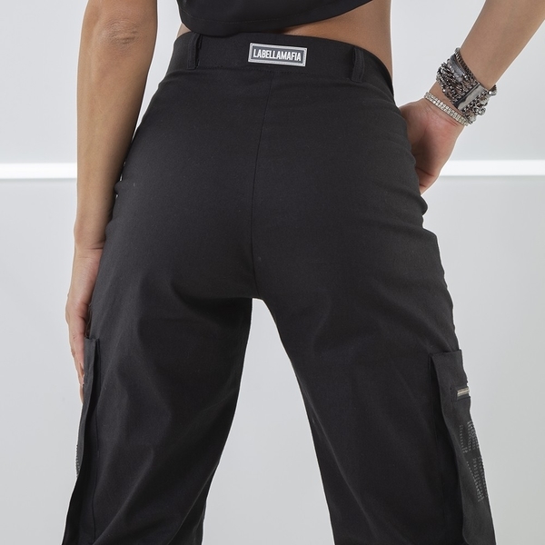 Labella Pocket Jeans Black - 4