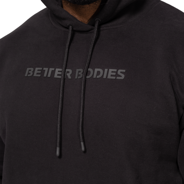 Better Bodies Mikina Logo Hoodie Black - 4
