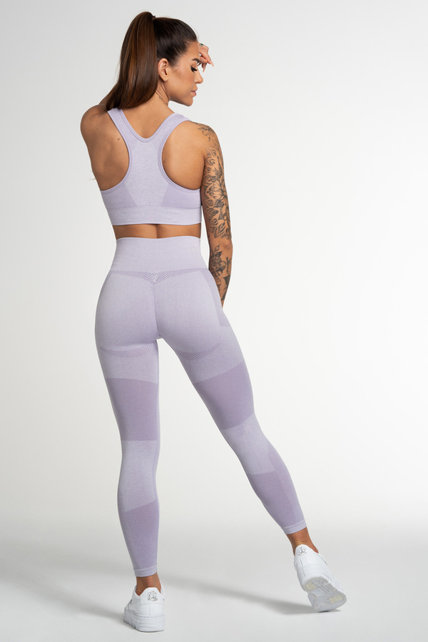 Gym Glamour Legíny Bezešvé Fusion Lavender, XS - 4
