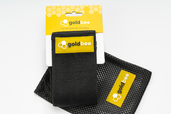 GoldBee Textilní Odporová Guma - Černá, S - 4
