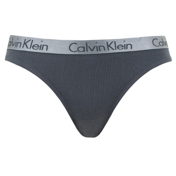 Calvin Klein 3Pack Tanga Tělová, Černá a Světle Modrá - 4