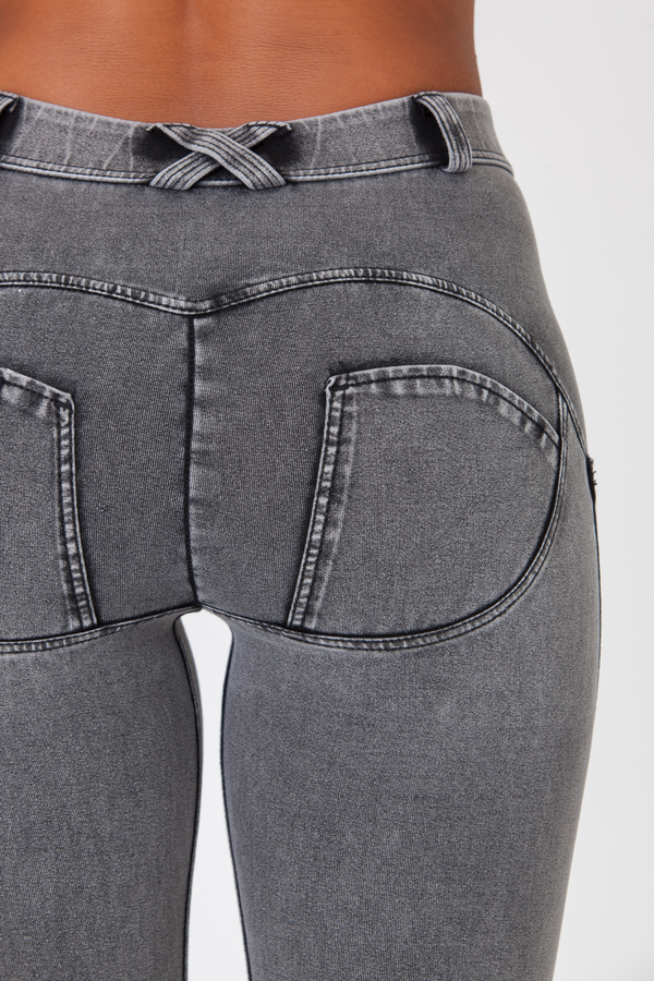 Boost Jeans Mid Waist Grey - 5