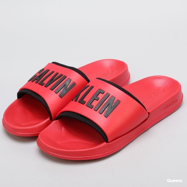 Calvin Klein Pantofle Red - 5