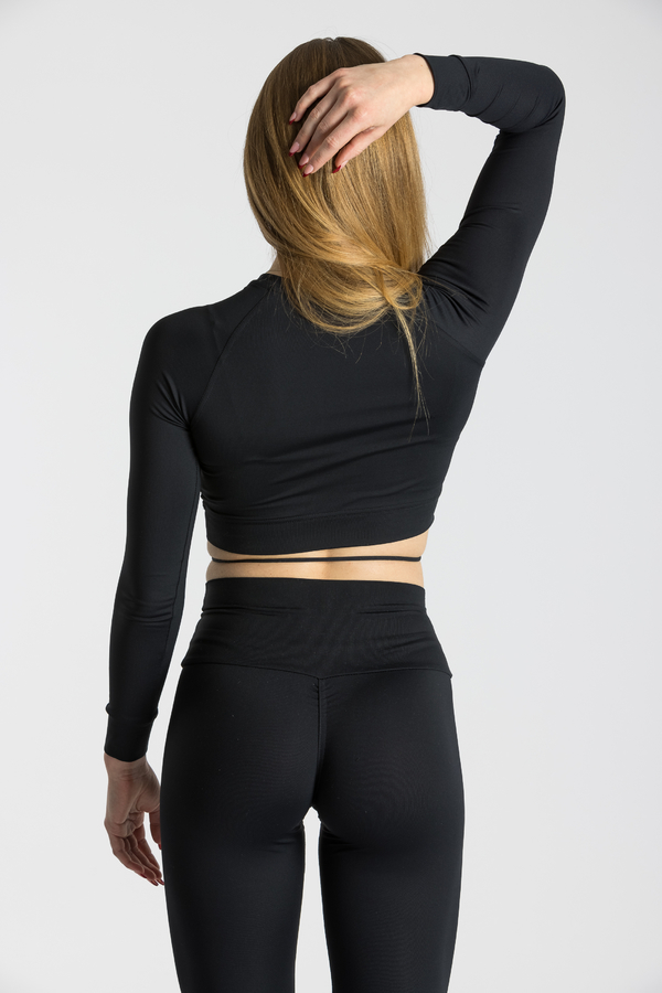 GoldBee Crop Top Fifty Shades Of Black, S - 5