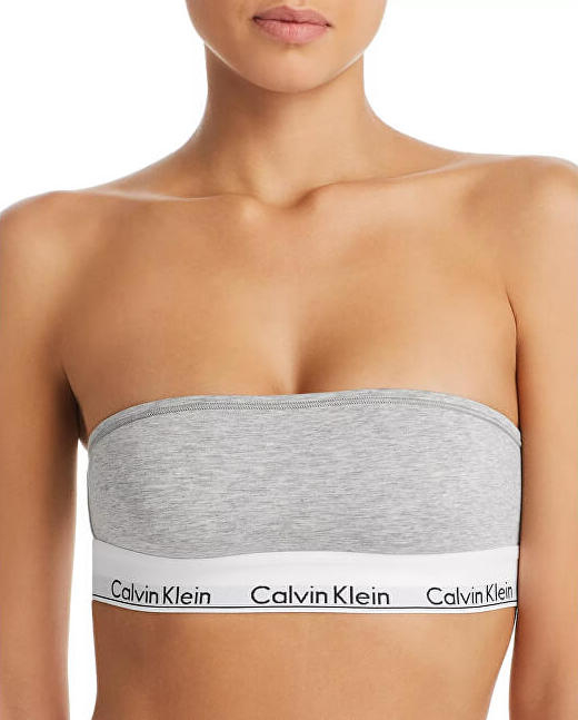 Calvin Klein Podprsenka Bandeau Grey, XS - 6